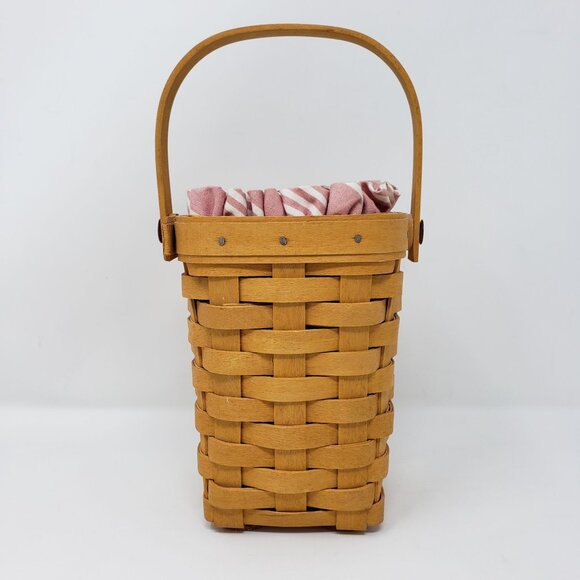 Longaberger Horizon of Hope Basket 1998 Liner Protector Gold Tone Charm - Picture 2 of 11